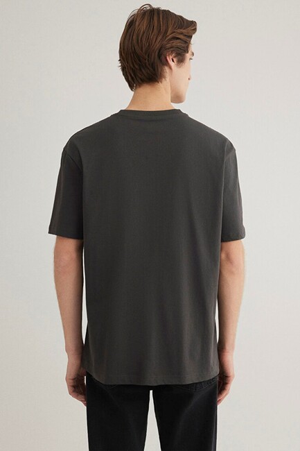 Erkek Mavi Jeans Tişört 0612355-80955 Gri - Thumbnail