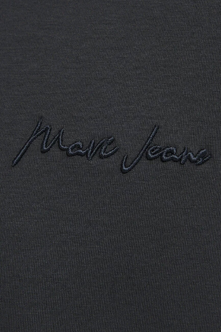 Erkek Mavi Jeans Tişört 0612733-70092 Siyah - Thumbnail