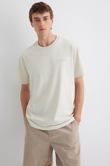 Erkek Mavi Jeans Tişört 0612733-70134 Bej (2)