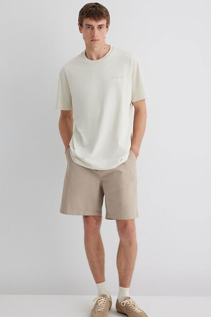 Erkek Mavi Jeans Tişört 0612733-70134 Bej (3)