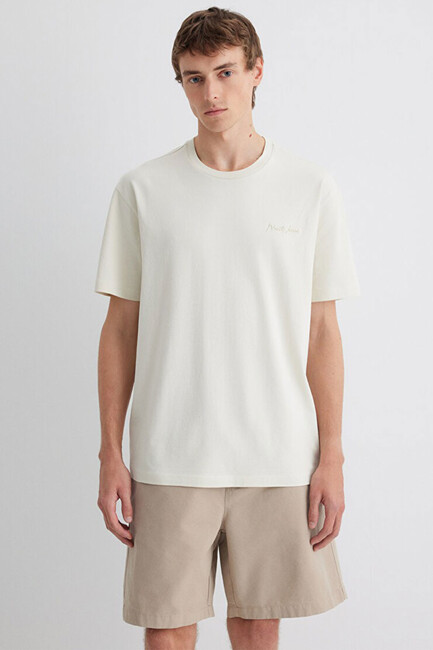 Erkek Mavi Jeans Tişört 0612733-70134 Bej - Thumbnail