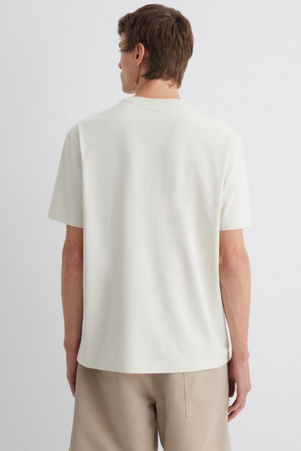 Erkek Mavi Jeans Tişört 0612733-70134 Bej - Thumbnail