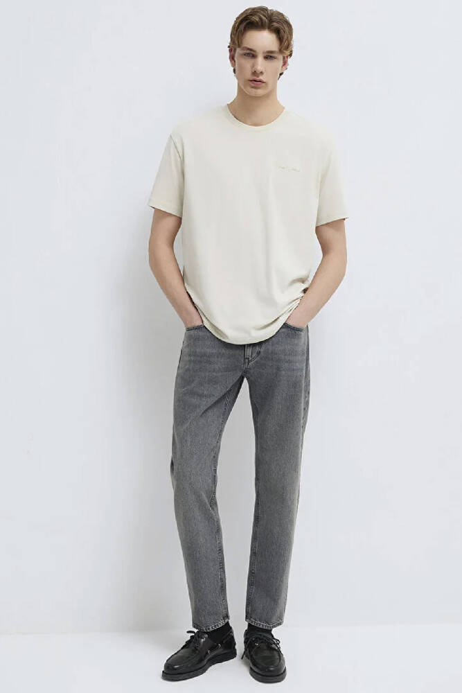 Erkek Mavi Jeans Tişört 0612733-70134 Bej 