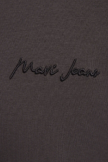 Erkek Mavi Jeans Tişört 0612733-70219 Siyah - Thumbnail