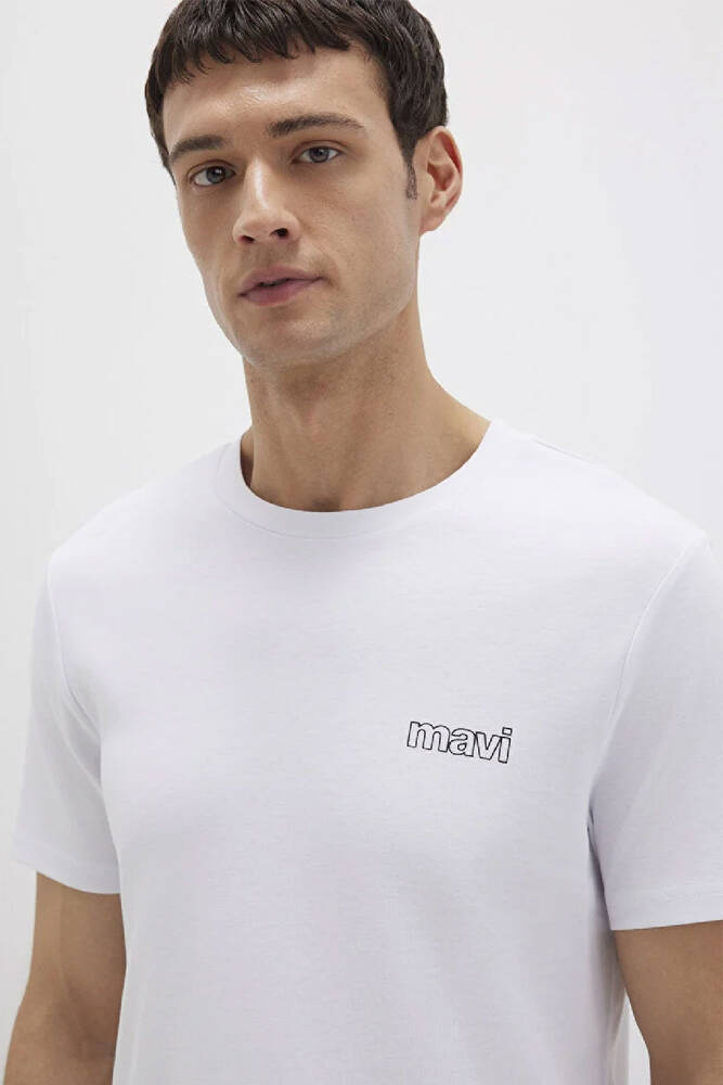 Erkek Basic Tişört 0610360-620 Beyaz 