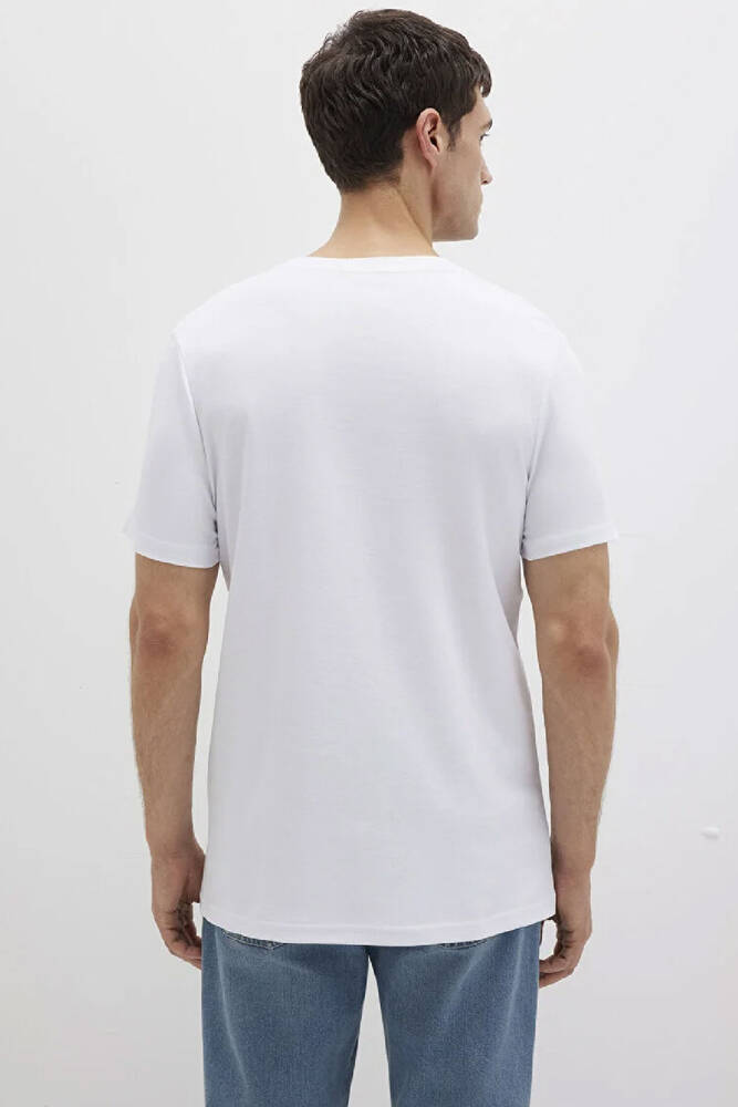 Erkek Basic Tişört 0610360-620 Beyaz 