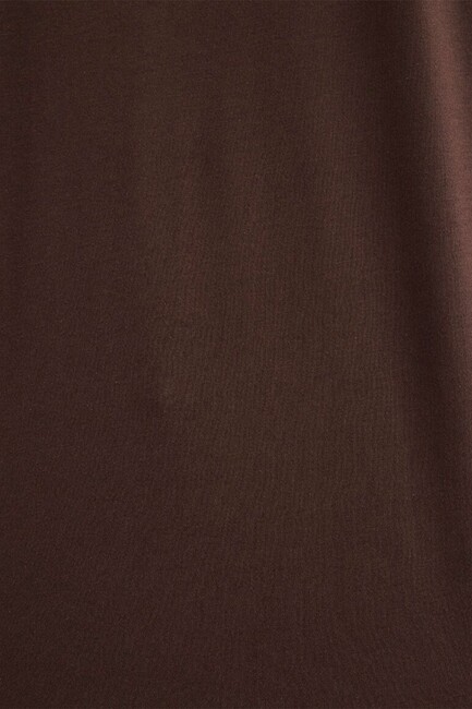 Erkek Mavi Logo Tişört 0611714-88067 Kahve - Thumbnail