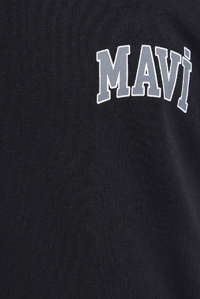 Erkek Mavi Logo Tişört 0611714-900 Siyah 
