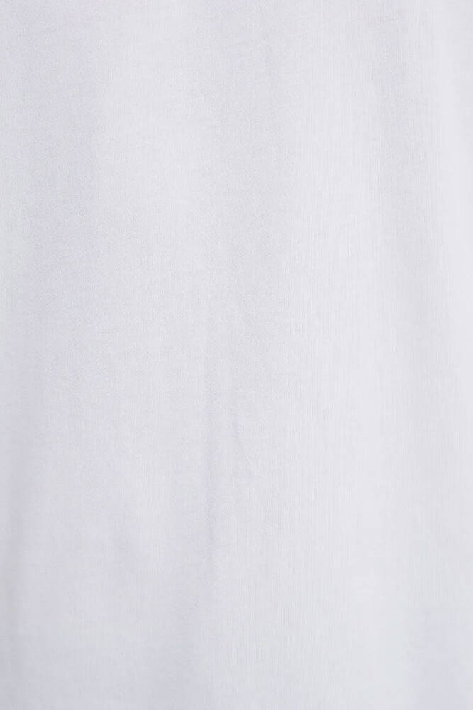 Erkek Mavi Logo Tişört 0611807-620 Beyaz 