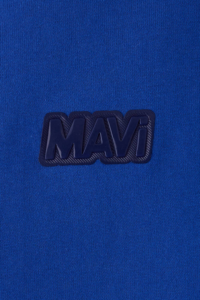 Erkek Mavi Logo Tişört 0613349-70896 Mavi 