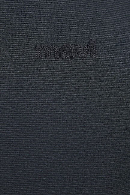 Erkek Mavi Nakışlı Ceket 0110774-71379 Siyah - Thumbnail