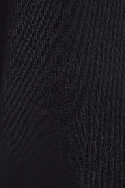 Erkek Mavi Nakışlı Tişört 0613130-900 Siyah - Thumbnail