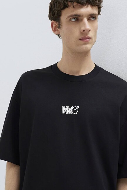 Erkek Me Tıme Tişört 0613377-900 Siyah (1)