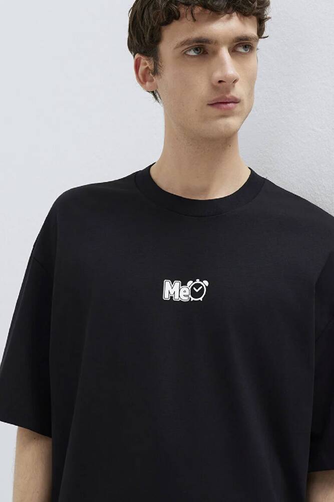 Erkek Me Tıme Tişört 0613377-900 Siyah 
