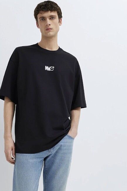 Erkek Me Tıme Tişört 0613377-900 Siyah (2)