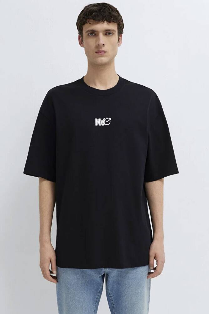 Erkek Me Tıme Tişört 0613377-900 Siyah 
