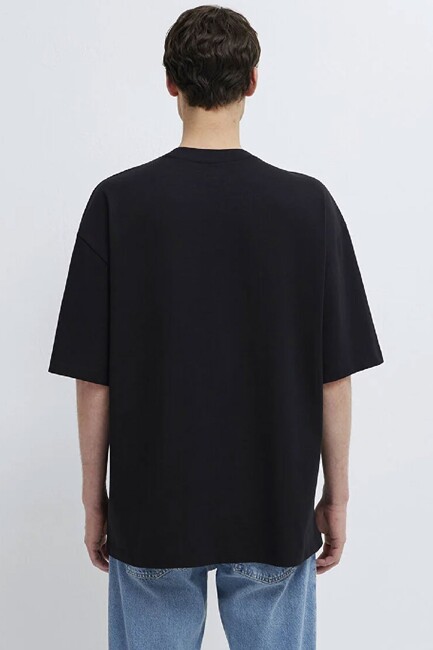 Erkek Me Tıme Tişört 0613377-900 Siyah - Thumbnail