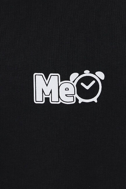 Erkek Me Tıme Tişört 0613377-900 Siyah - Thumbnail