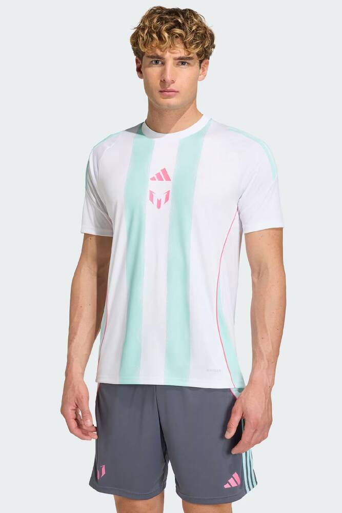 Erkek Messı Tişört KD6421 Beyaz 