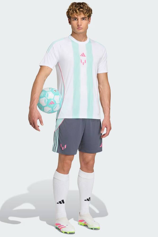 Erkek Messı Tişört KD6421 Beyaz 