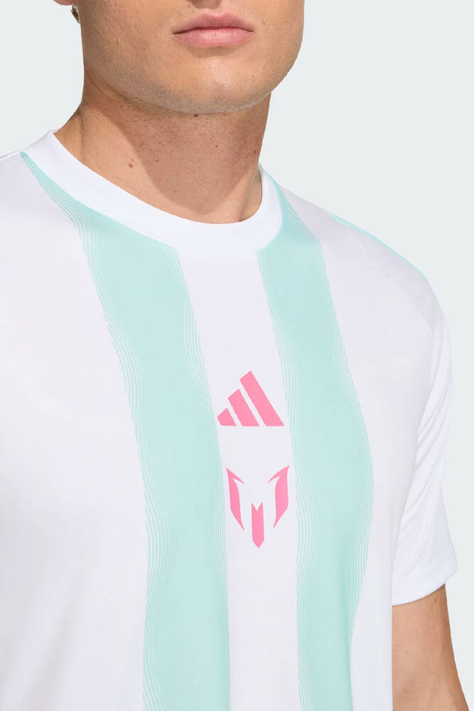 Erkek Messı Tişört KD6421 Beyaz 