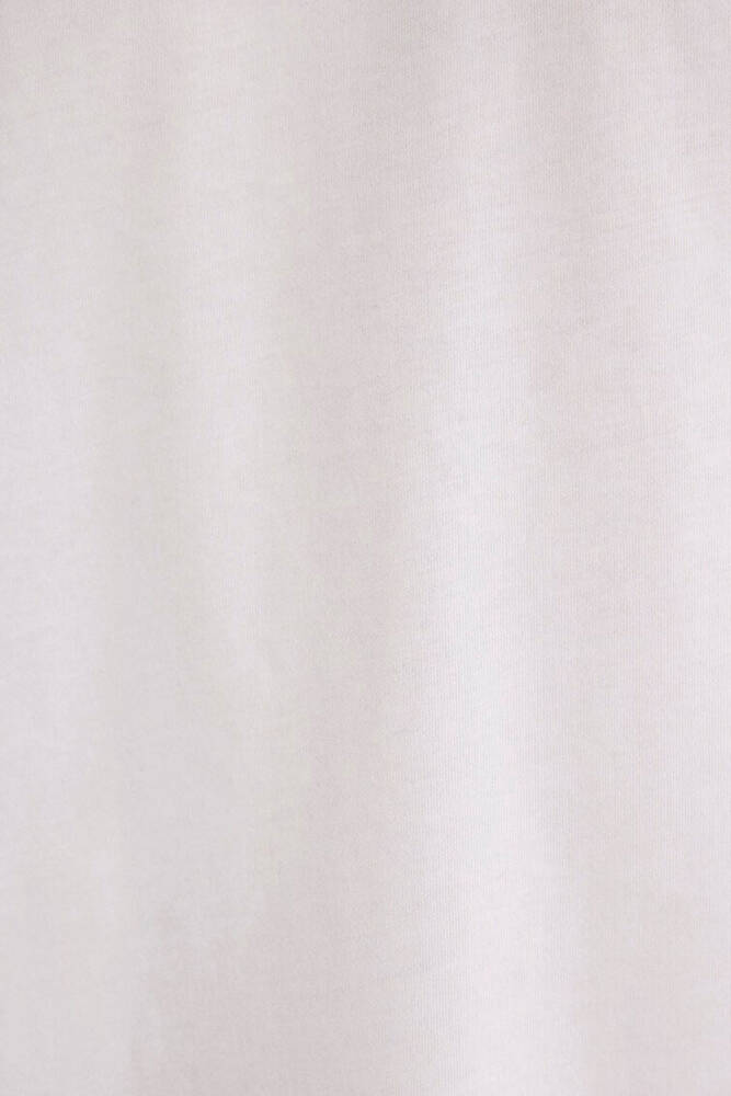 Erkek Miav Baskılı Tişört 067153-602 Beyaz 