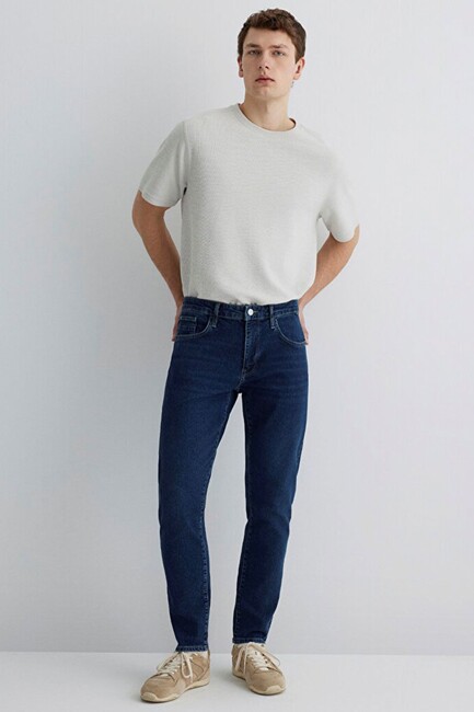Erkek Milan 90'S Street Jean Pantolon 0081088524 Lacivert (1)