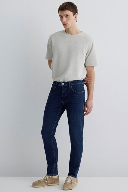 Erkek Milan 90'S Street Jean Pantolon 0081088524 Lacivert (2)