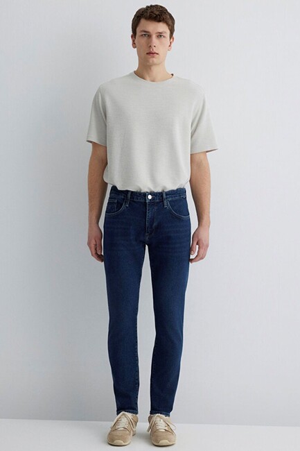Erkek Milan 90'S Street Jean Pantolon 0081088524 Lacivert (3)