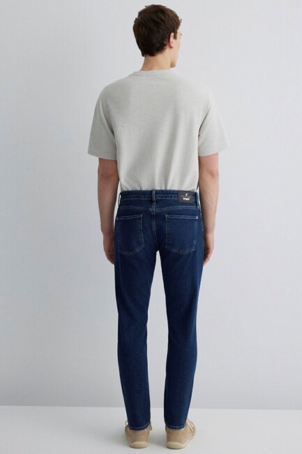 Erkek Milan 90'S Street Jean Pantolon 0081088524 Lacivert - Thumbnail