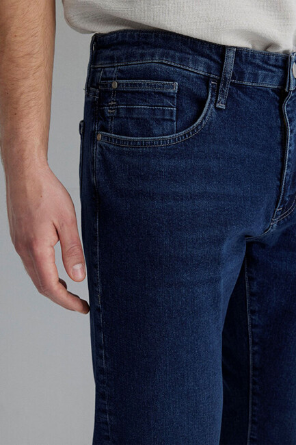 Erkek Milan 90'S Street Jean Pantolon 0081088524 Lacivert - Thumbnail