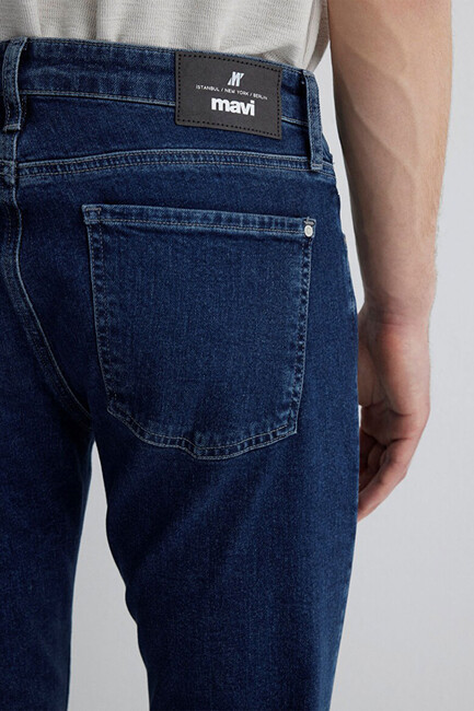 Erkek Milan 90'S Street Jean Pantolon 0081088524 Lacivert - Thumbnail