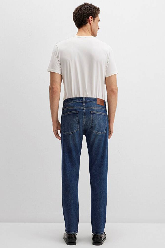 Erkek Milan Classic Denim Pantolon 0081090816 Lacivert 