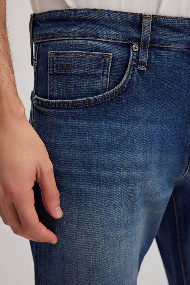 Erkek Milan Classic Denim Pantolon 0081090816 Lacivert 