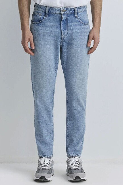 Erkek Milan Classic Jean Pantolon 0081089773 Mavi - Thumbnail