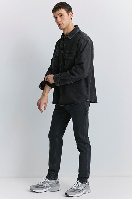 Erkek Milan Mavi Black Jean Pantolon 0081089340 Gri (1)
