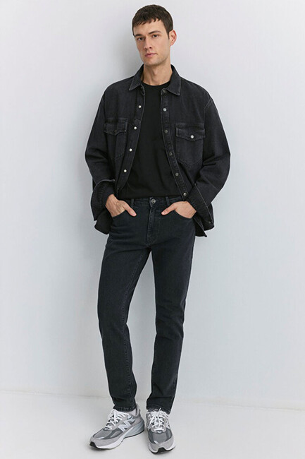 Erkek Milan Mavi Black Jean Pantolon 0081089340 Gri (3)