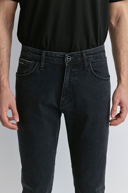 Erkek Milan Mavi Black Jean Pantolon 0081089340 Gri - Thumbnail