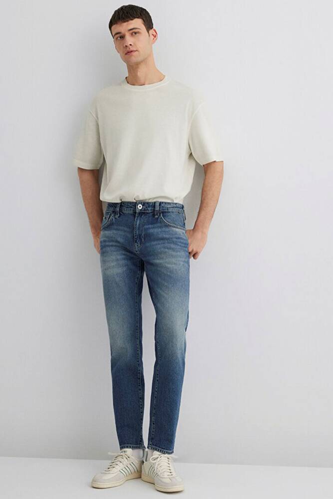Erkek Milan Mavi Pro Jean Pantolon 0081089655 Mavi 