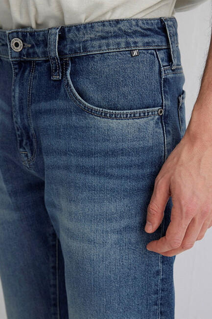 Erkek Milan Mavi Pro Jean Pantolon 0081089655 Mavi - Thumbnail