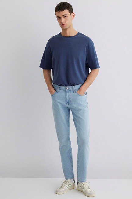 Erkek Milan Premium Blue Jean Pantolon 0081089804 Mavi (2)