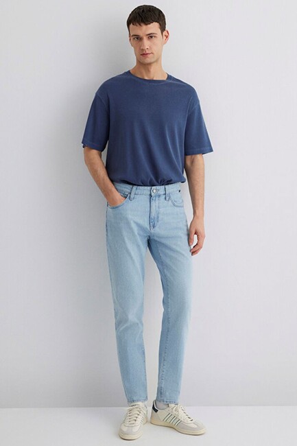 Erkek Milan Premium Blue Jean Pantolon 0081089804 Mavi - Thumbnail