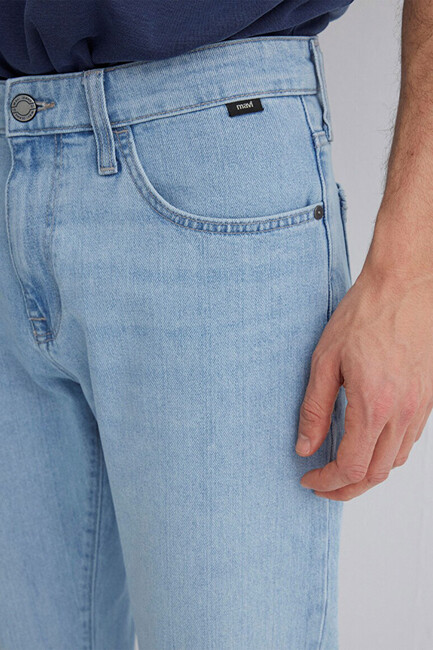 Erkek Milan Premium Blue Jean Pantolon 0081089804 Mavi - Thumbnail