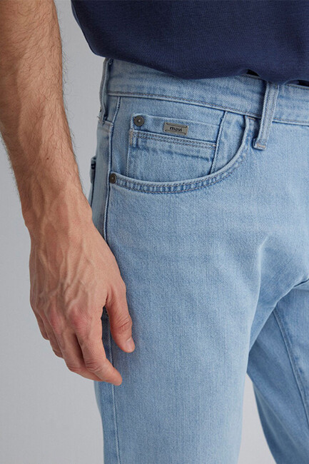 Erkek Milan Premium Blue Jean Pantolon 0081089804 Mavi - Thumbnail