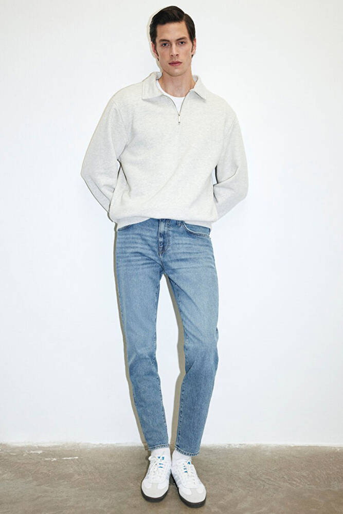 Erkek Milan Premium Jean Pantolon 0081083030 Mavi 