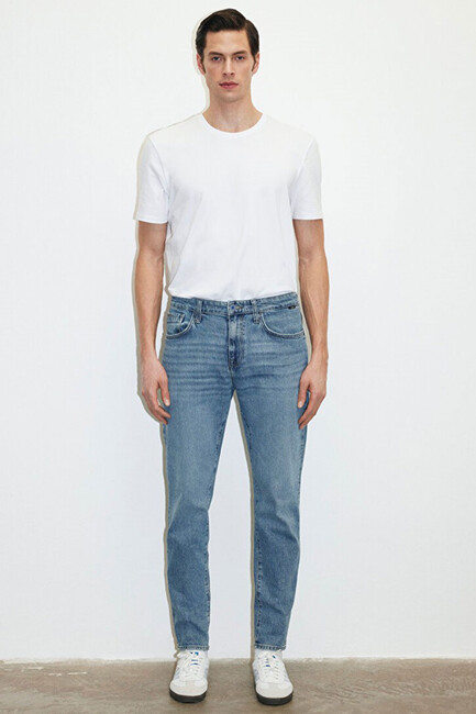 Erkek Milan Premium Jean Pantolon 0081083030 Mavi (3)