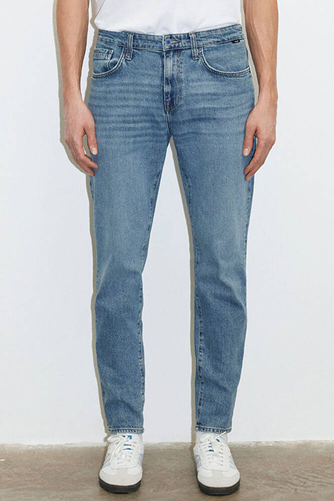 Erkek Milan Premium Jean Pantolon 0081083030 Mavi 