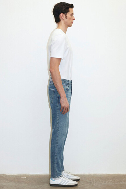Erkek Milan Premium Jean Pantolon 0081083030 Mavi - Thumbnail