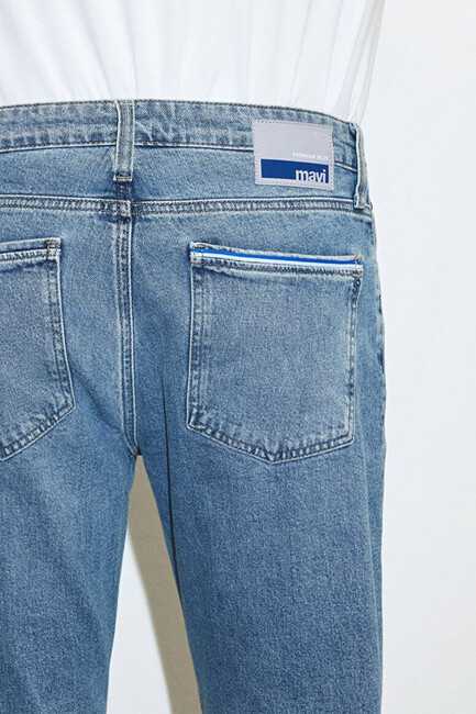 Erkek Milan Premium Jean Pantolon 0081083030 Mavi - Thumbnail