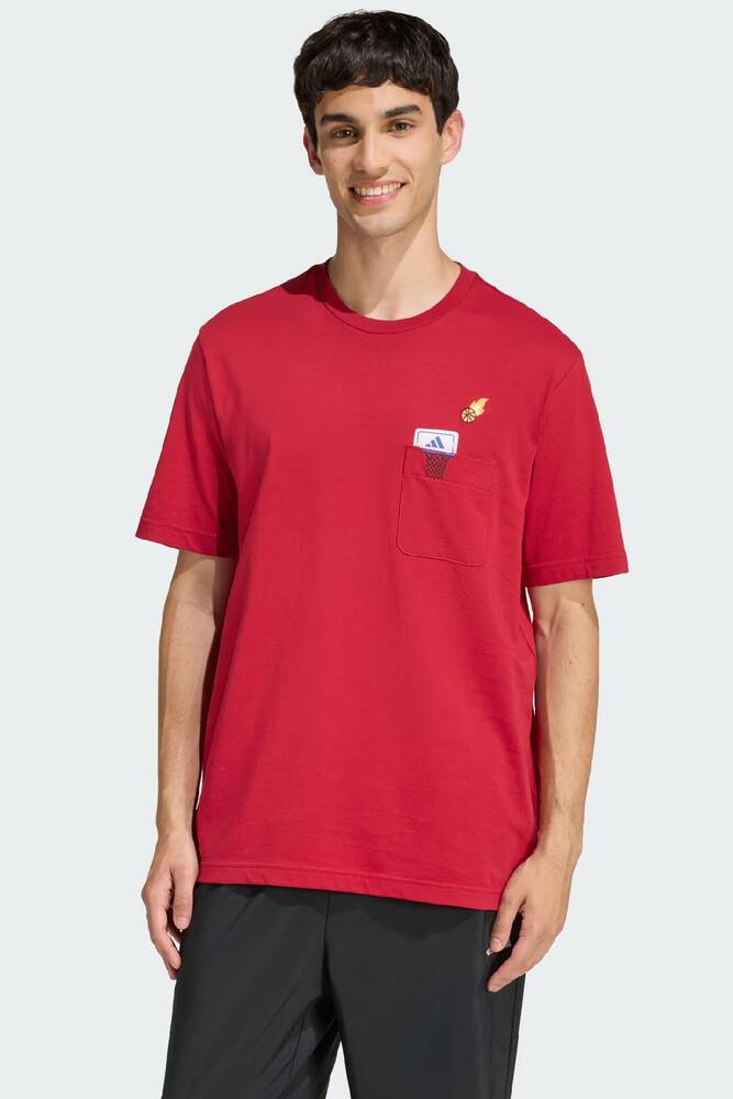 Erkek Mını Bball Tişört KB2525 Kırmızı 